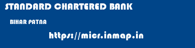 STANDARD CHARTERED BANK  BIHAR PATNA    micr code